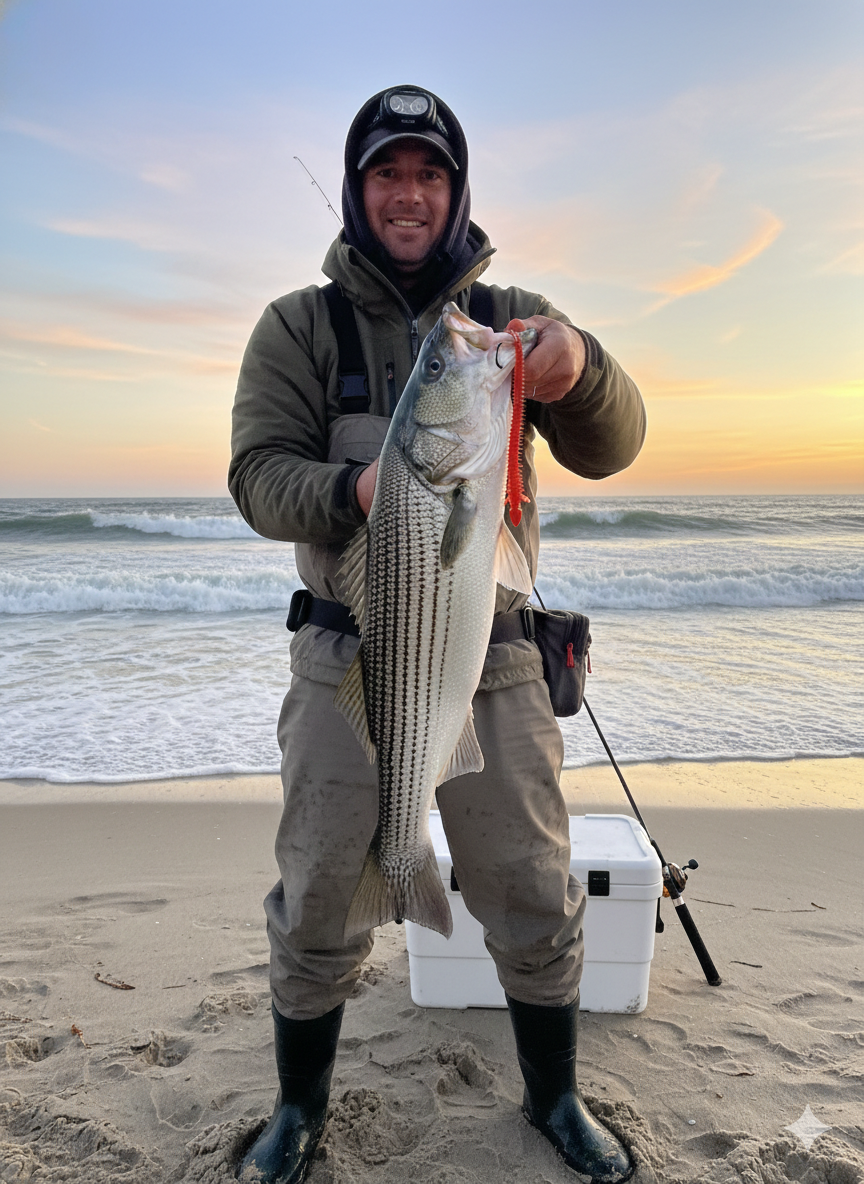 11" Jumbo Sandworm Jig - Soft Plastic Bait for Saltwater