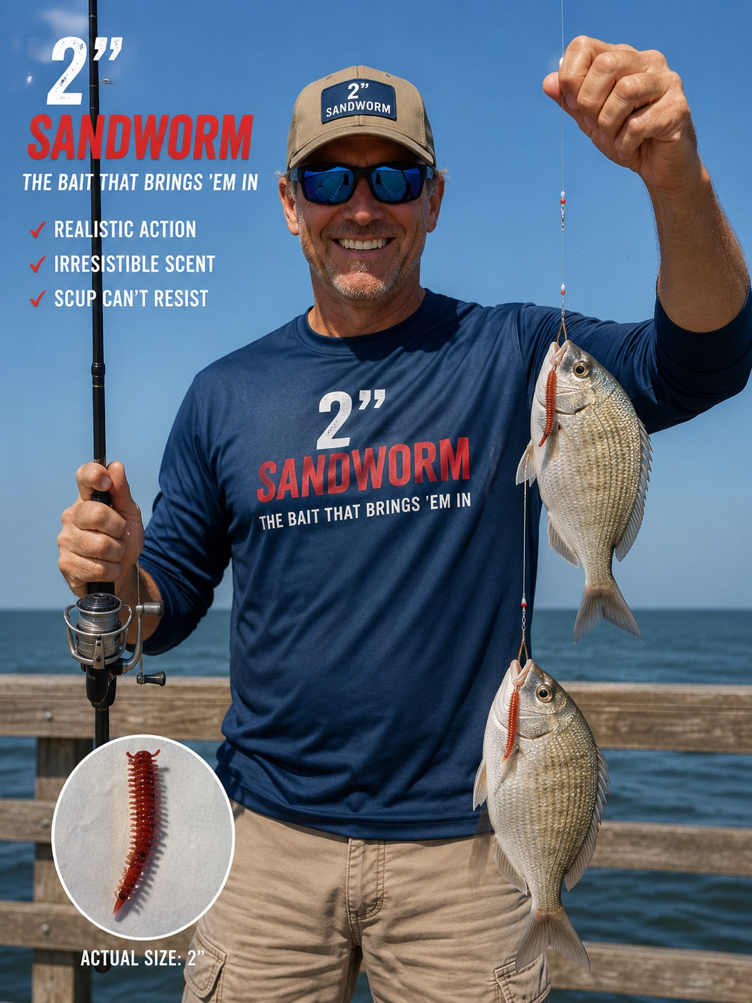 Freeze-Dried Sandworms: Turning Your 2-Inch Soft Plastics Into Deadly Bait for Porgy and Croaker