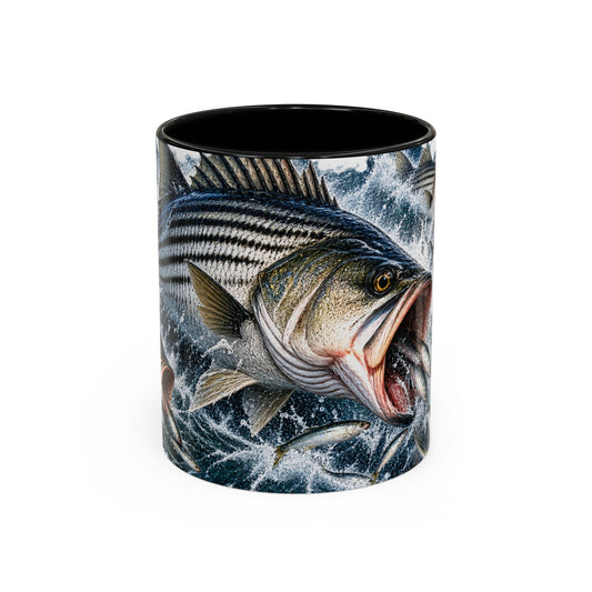 Striper Feed – Striped Bass Fishing 11 oz Coffee Mug