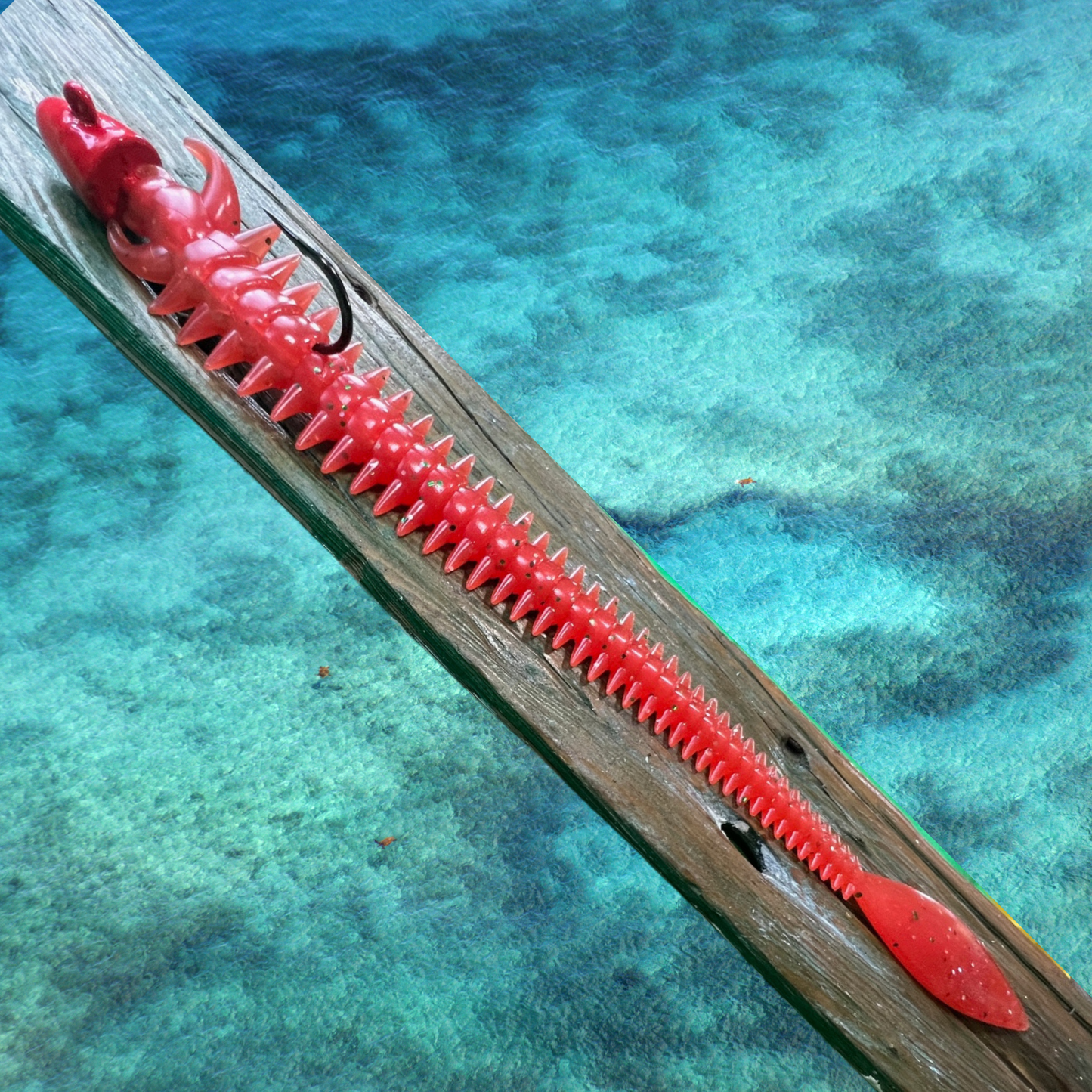 11" Jumbo Sandworm Jig - Soft Plastic Bait for Saltwater