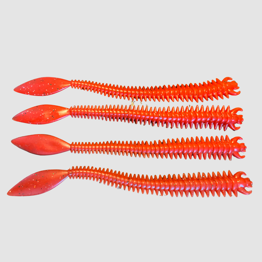 11" Jumbo Sandworm - Soft Plastic Bait for Saltwater (4 Pack)